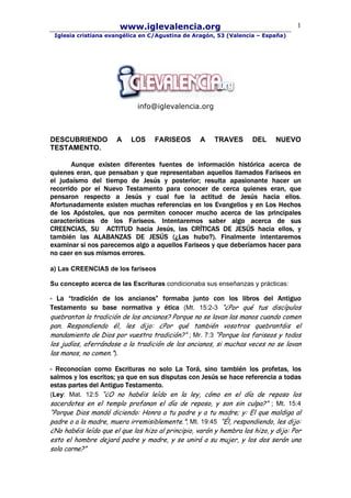 Fariseísmo: Significado, origen y características de esta corriente religiosa 1 fariseismo significado origen y caracteristicas de esta corriente religiosa