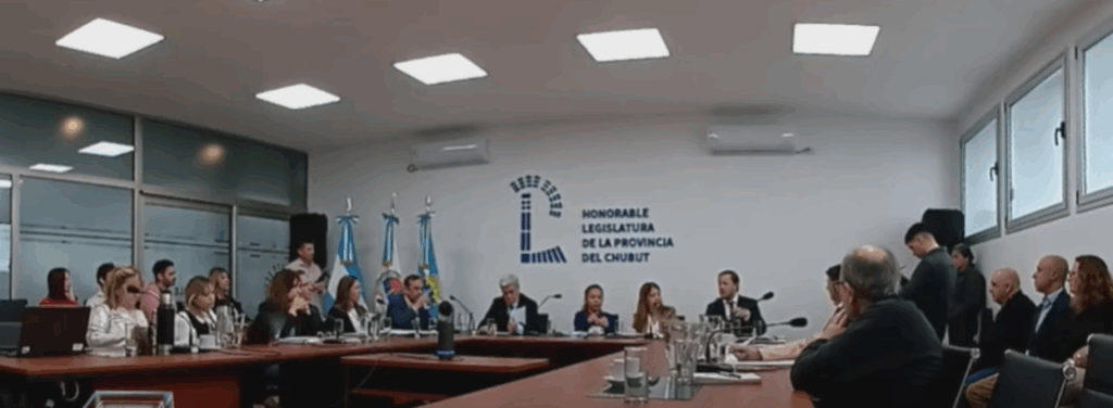 Inicio de reuniones informativas sobre proyecto de ley N° 71/25 en Legislatura de Chubut 1 Legislatura chubut 1