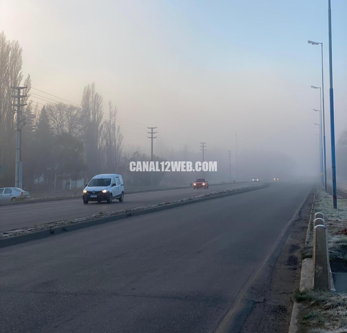 Precaución al circular por niebla en rutas de Chubut - CONTRAPUNTO DIGITAL