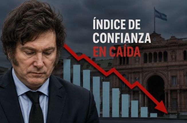 Descenso continuo en la confianza hacia el gobierno de Javier Milei: un análisis profundo. 1 caida libre