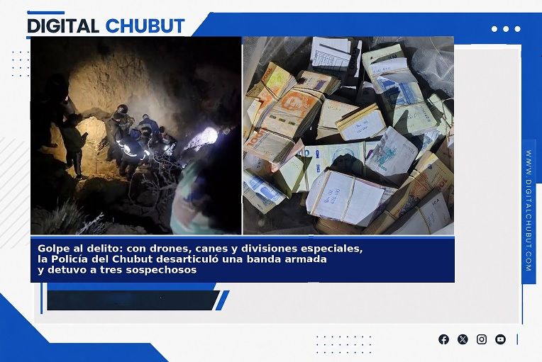 Policía del Chubut esclarece violento asalto y detiene a los responsables 1 POLICIA DEL CHUBUT 21 DE JUNIO