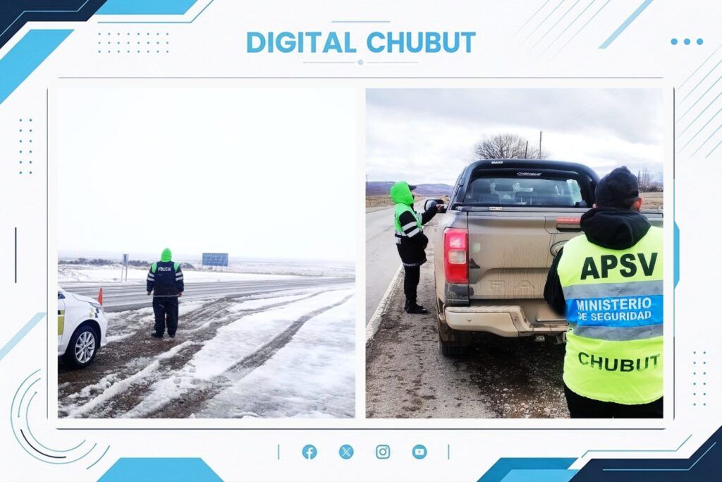 Operativos de fiscalización vial en Chubut: 3 rodados retenidos y 96 infracciones labradas 1 CONTROLES 20 DE JULIO scaled