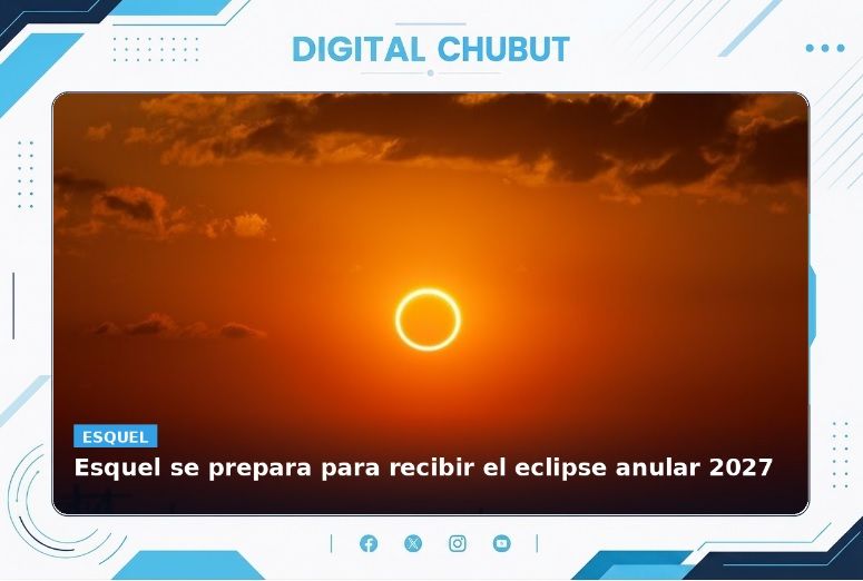 Esquel se prepara para el eclipse solar anular del 6 de febrero de 2027 1 ECLIPSE SOLAR 02 DE JLIO