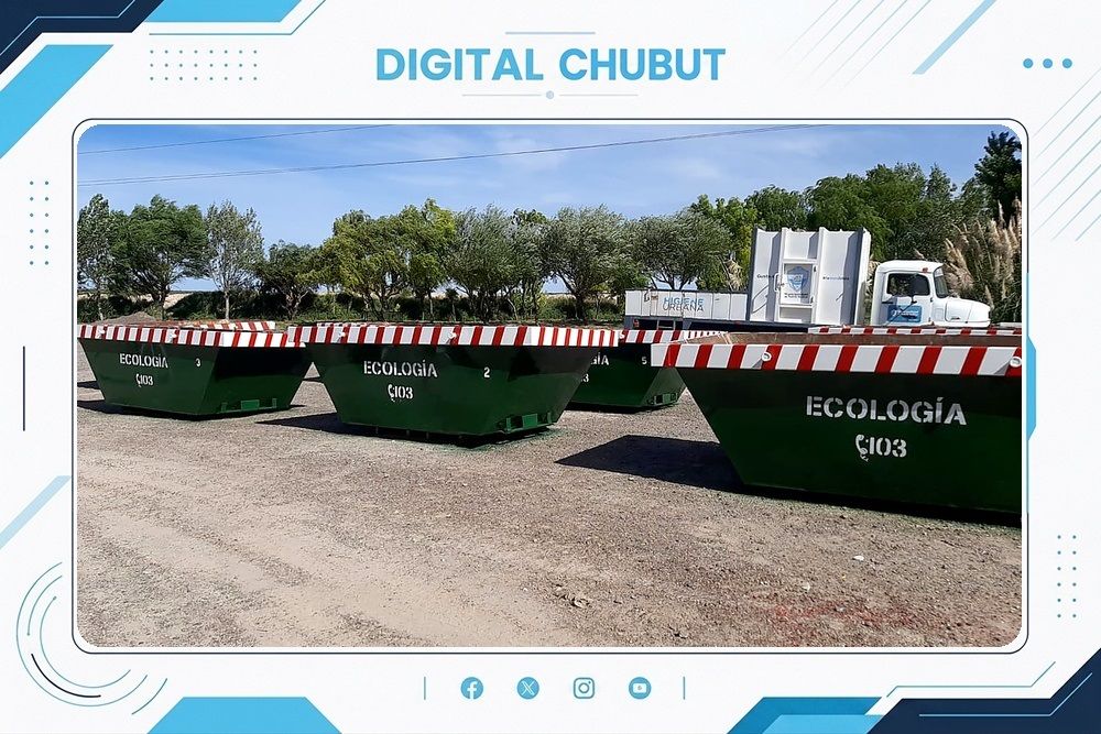 Municipio de Puerto Madryn habilita contenedores para residuos voluminosos 1 LIMPIEZA 17 DE JULIO