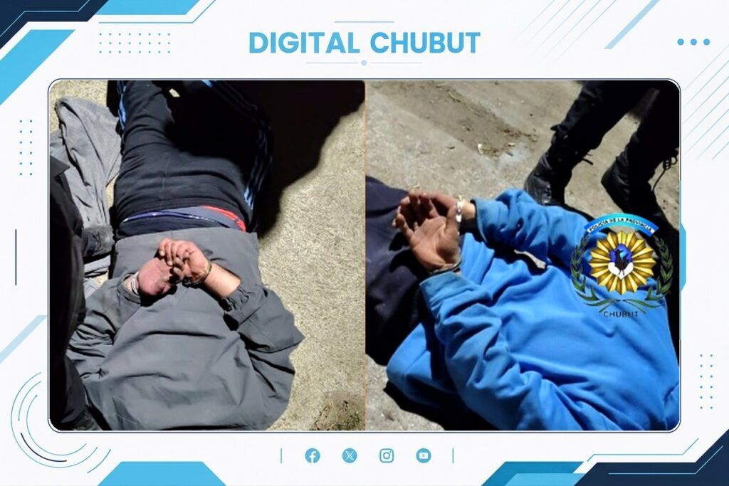 Dos hombres detenidos por robo en Trelew y uno prófugo sigue siendo buscado 1 ROBO TRELEW 13 DE JULIO