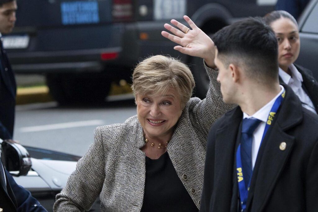 Cena privada de la directora del FMI con empresarios argentinos sin representantes de sectores perjudicados 1 georgieva en argentina na