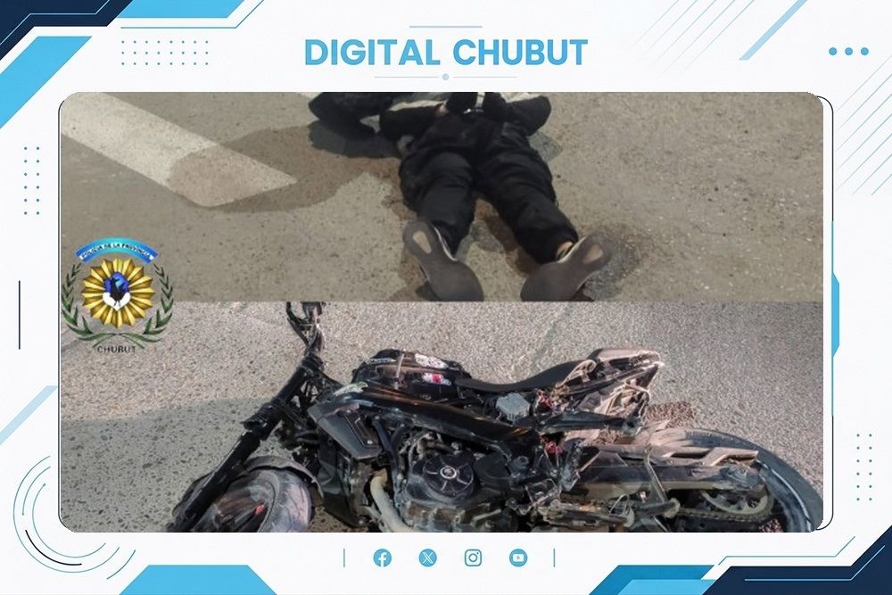 Joven de 18 años detenido por desobediencia a la autoridad tras persecución en motocicleta 1 PERSECUCION MADRYN 19 SEP