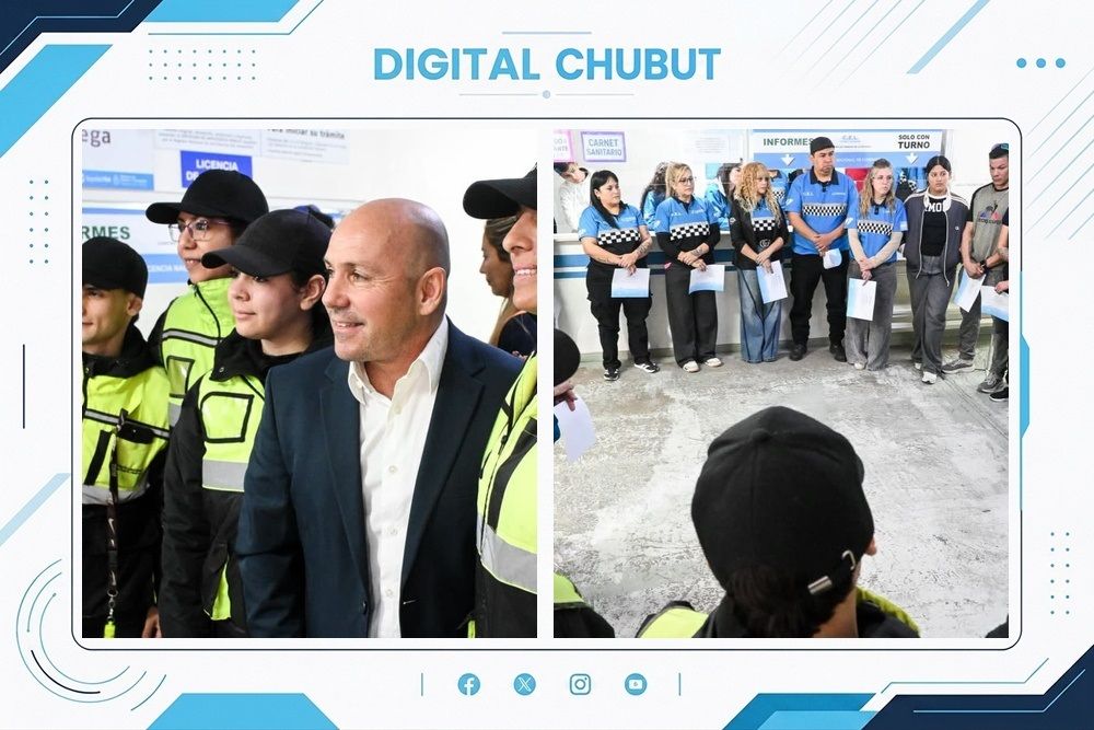 El intendente de Puerto Madryn encabeza entrega de certificados a trabajadores municipales en capacitación de maquinaria vial 1 SASTRE CAPACITACIONES