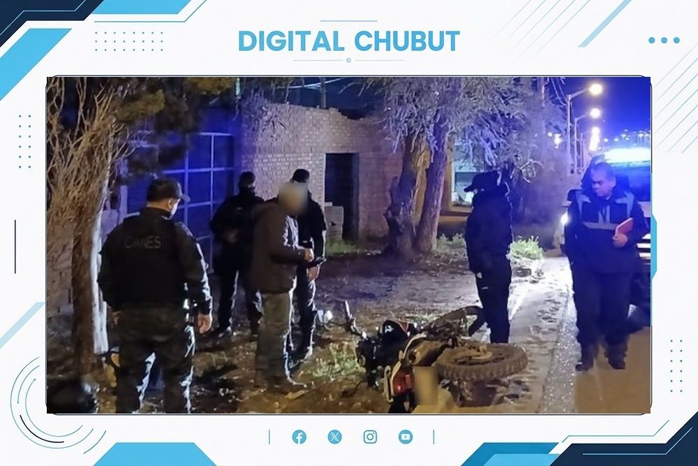Detenido en Trelew tras robo de teléfono celular en el centro de la ciudad. 1 TRELEW CELULAR 26 SEP