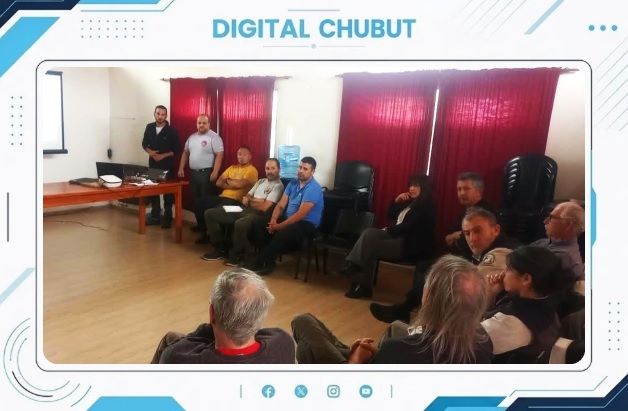 Encuentro sobre cuencas hídricas y maquinaria de seguimiento ante contingencias en la Comarca Andina. 1 NINO 22 OCT